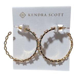 Kendra Scott Goldtone‎ Hoop Earrings
